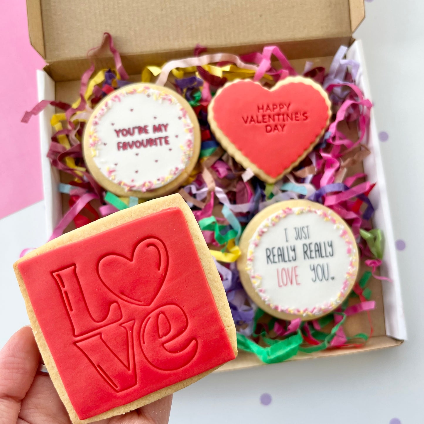 Valentine Cookie Box