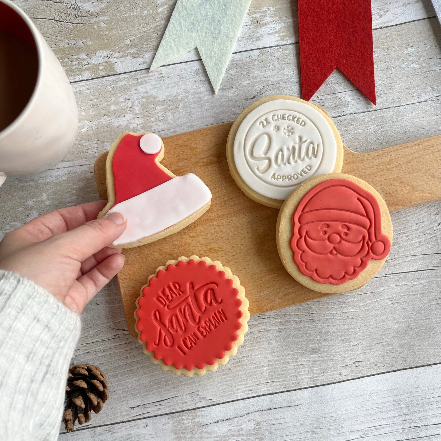 Santa Cookie Box