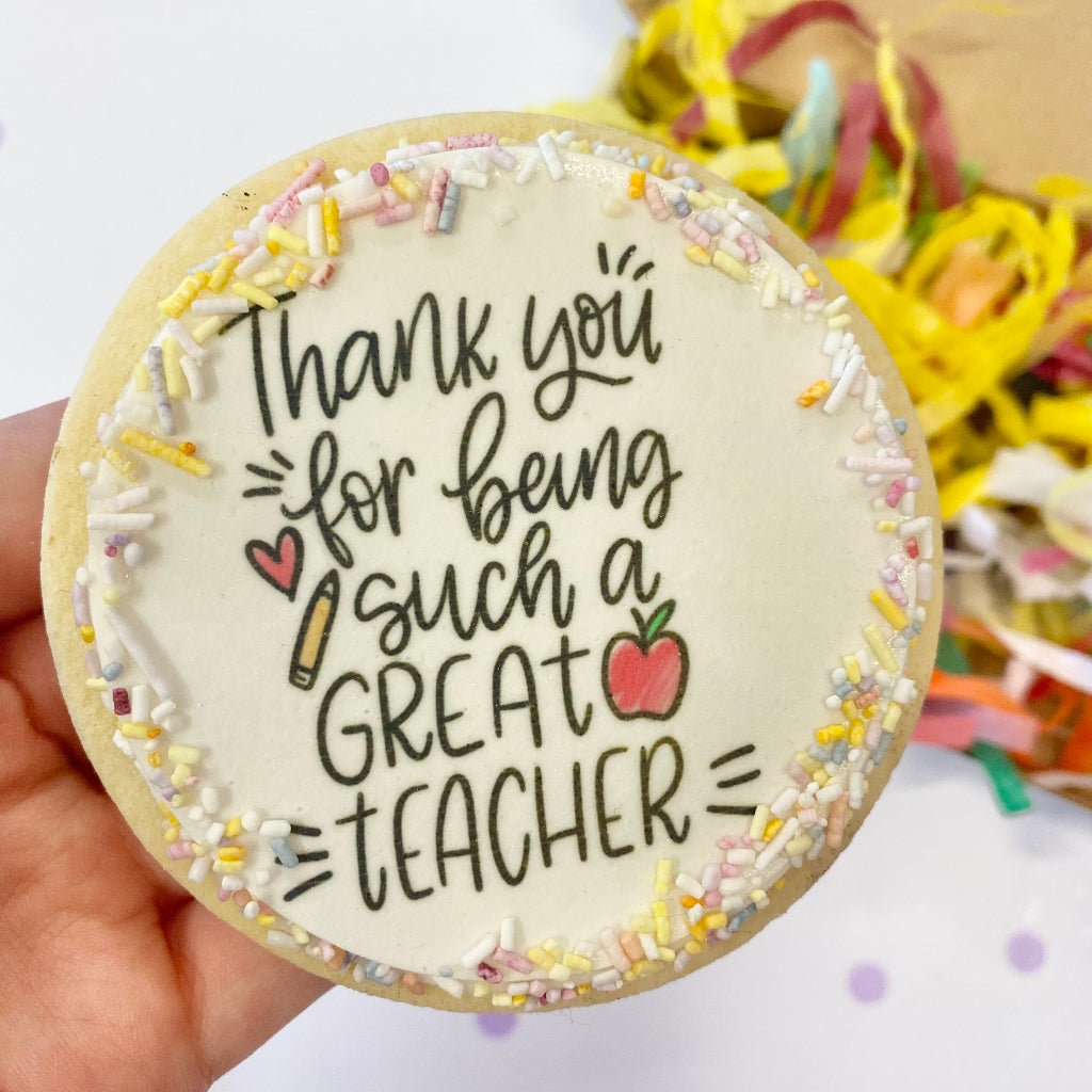 Teacher Sprinkle – Gardners Cakes