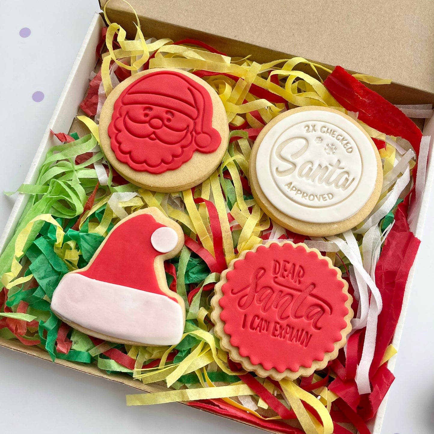 Santa Cookie Box