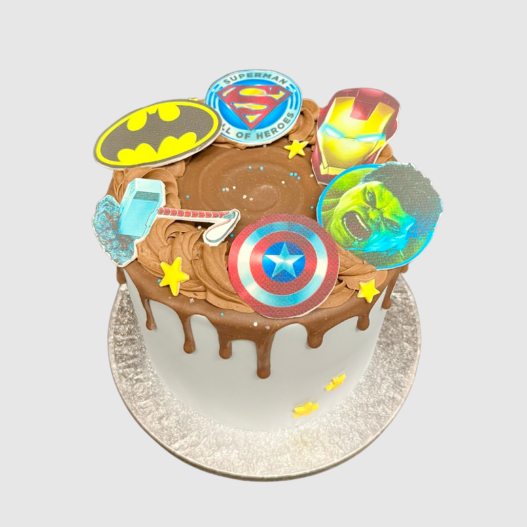 Drip cake with spiderman theme 🕸🕷🕷 Custom your own model 😊 . WA:  08568291320 WA: 085691348954 IG: @vaya.cakes Testimonial IG:... | Instagram